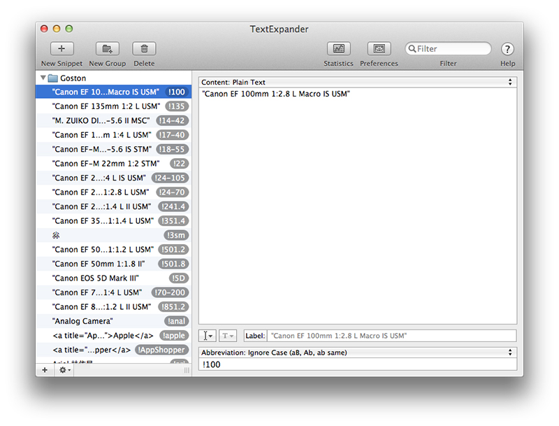 TextExpander